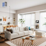 4 Seater Sofa + stool Ottoman