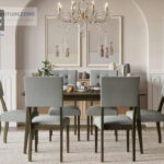 Derry 7-pieces Dining Table and Chair