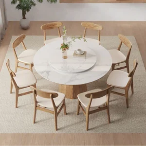 Braowni Pedestal Dining Set