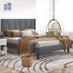 Crisscross Back penal Platform Bed