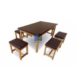 BOTERO DINING TABLE WITH STOOL SEATS FOR 6 PERSONS