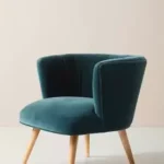Green Fabric Living Room Chair