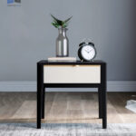 Ivette Side Table (Black/White)