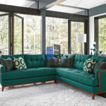 L SHAPE GREEN COLOR SOFA