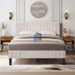 Brown Minisha Steel Platform 3 Piece Bedroom Set