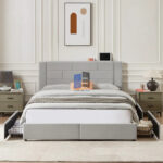 Light Gray Rotella Bedroom Set