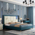 Signature Style Luxurious Wooden Framed Leather Bed