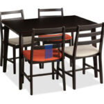 Titus Dining Table Cappucino Set A (1+4)