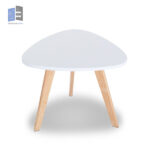 Brodd Triangular Side Table (White)