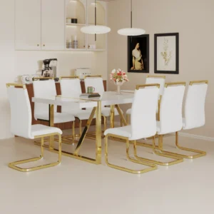Wendellyn Gold Dining Set