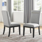 Yves Grey Dining Side Chair Set Of 2